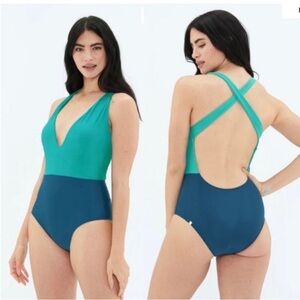 Summersalt Deep Dive Color Block One Piece Swimsuit 8